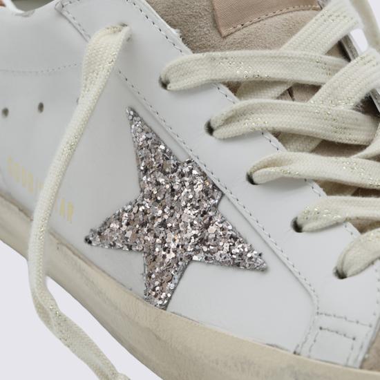 26FW 골든구스 SUPER STAR 슈퍼 스타 클래식 스니커즈 GWF00101 F00871912524 WHITE BEIGE BROWN - GOLDEN GOOSE
