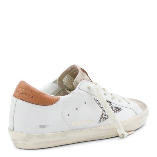26FW 골든구스 SUPER STAR 슈퍼 스타 클래식 스니커즈 GWF00101 F00871912524 WHITE BEIGE BROWN - GOLDEN GOOSE