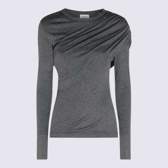26FW 이자벨마랑에뚜왈 드레시 탑 26AHT0656FD D3K01E02GY GREY - ISABEL MARANT ETOILE