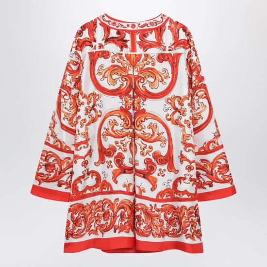 26FW 돌체앤가바나 숏 원피스 F61A2TGDDRE Orange - DOLCE & GABBANA