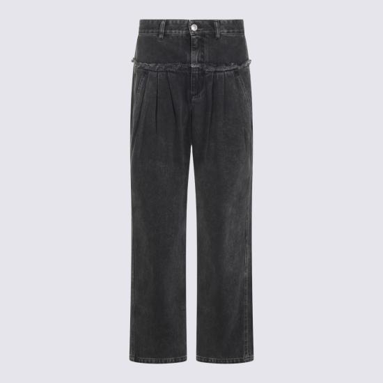 26FW 이자벨마랑에뚜왈 데님 팬츠 26APA0739FA D3H01E02FK FADED BLACK - ISABEL MARANT ETOILE
