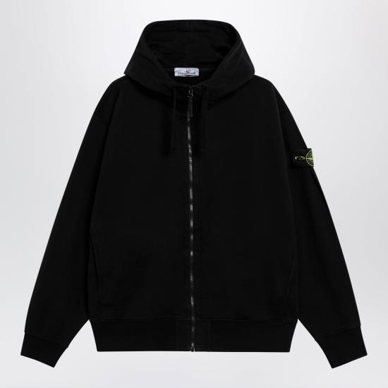 26FW 스톤 아일랜드 후드 티셔츠 S156100009S0051 Black