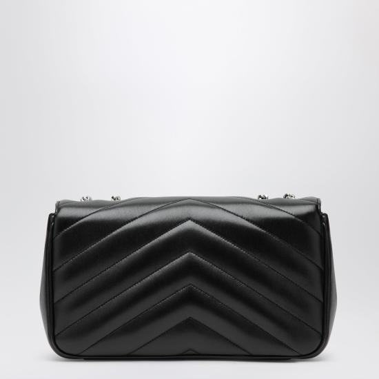 26FW 생로랑 루루 미디움 마테라쎄 램스킨 숄더백 801439AAE4Y Black - SAINT LAURENT