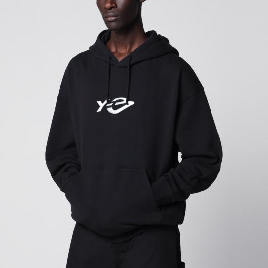 26FW 아디다스 Y3 후드 티셔츠 KR1070CO Black