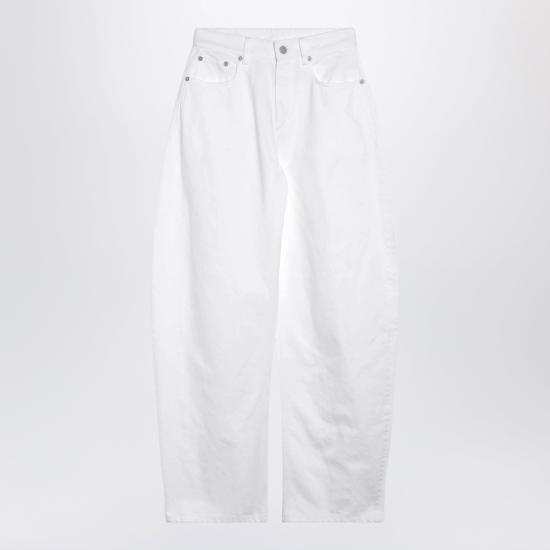 26FW 알라이아 데님 팬츠 AA9P1280D027DDE White