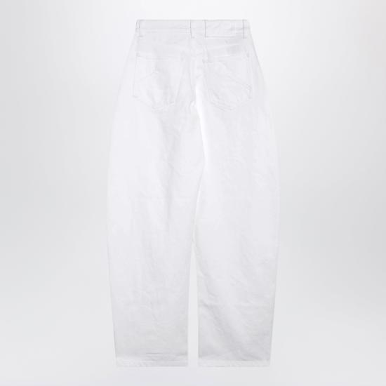 26FW 알라이아 데님 팬츠 AA9P1280D027DDE White - ALAIA