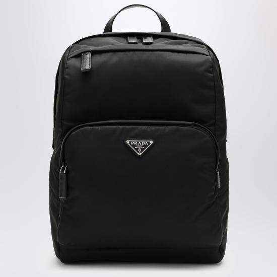 26FW 프라다 삼각로고 리나일론 백팩 2VZ104OOO2DMG Black