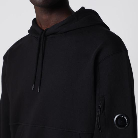 26FW 씨피 컴퍼니 후드 티셔츠 RCCMSS714M005086W Black - C.P. COMPANY