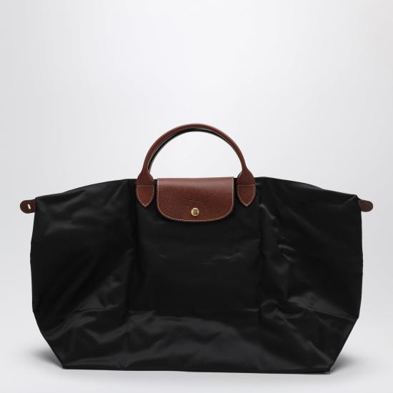 26FW 롱샴 르 플리아쥬 오리지널 L 트래블백 L1624089 Black