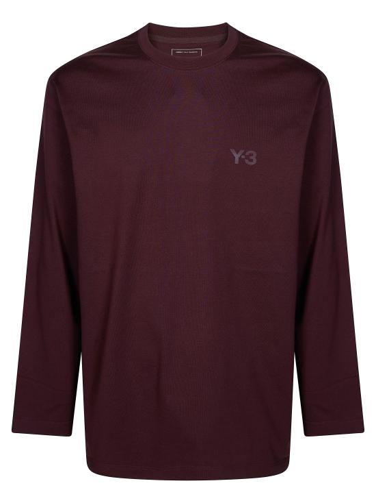 26FW 와이쓰리 긴팔 티셔츠 KU2260 NGTRED ROSSO