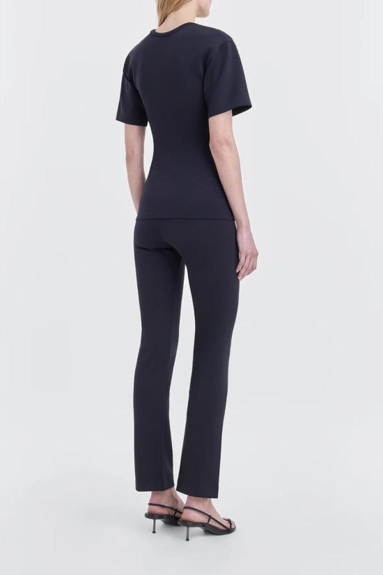  FFORME 스트레이트 팬츠 Fforme Aline Scuba 스트레이트 레그 팬츠 블랙 - OTHER BRANDS