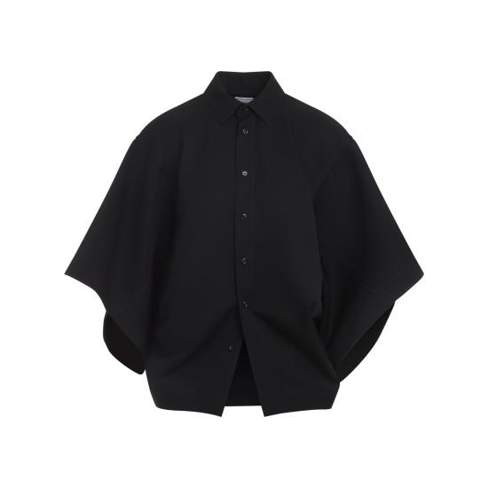 26FW 보테가베네타 셔츠 869829 V6DB0 1010 DOUBLE BLACK - BOTTEGA VENETA