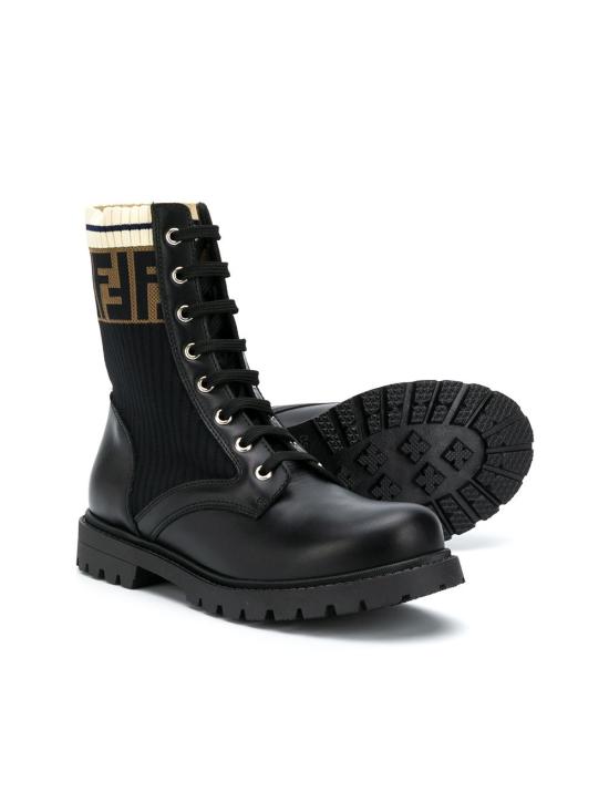 26FW [키즈] 펜디 미들 부츠 JMR329 A8CU F17SD NERO NERO - FENDI