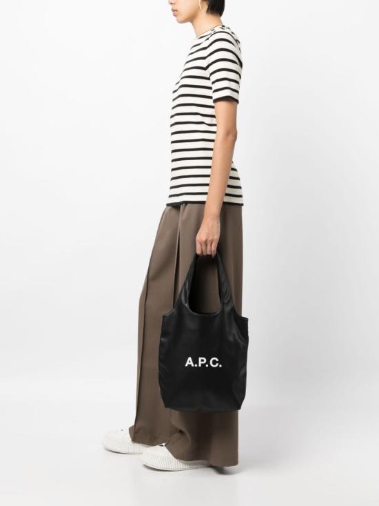 26FW 아페쎄 니논 스몰 토트백 PUAAT M61861 LZZ BLACK - A.P.C.