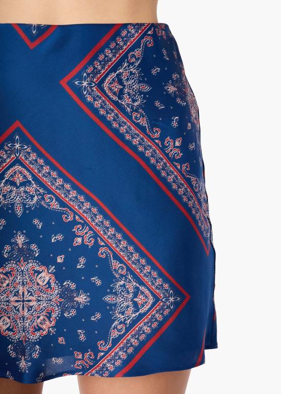  카미 뉴욕 숏 스커트 Cami Nyc Aviva 미니 스커트 Mariner's Bandana - CAMI NYC