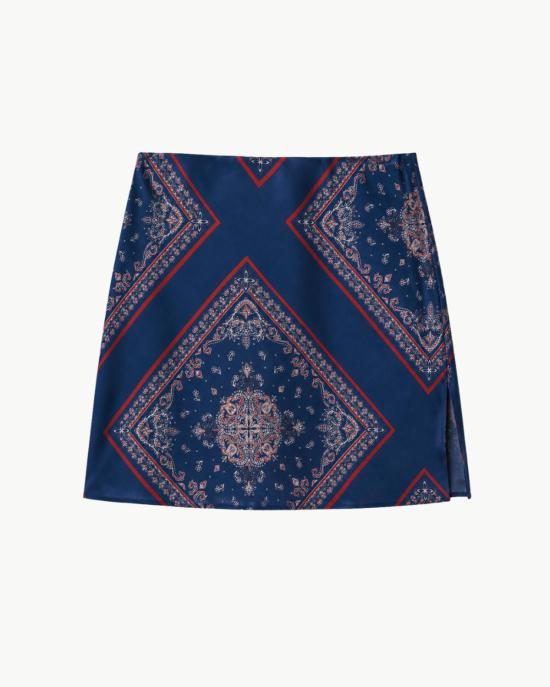  카미 뉴욕 숏 스커트 Cami Nyc Aviva 미니 스커트 Mariner's Bandana