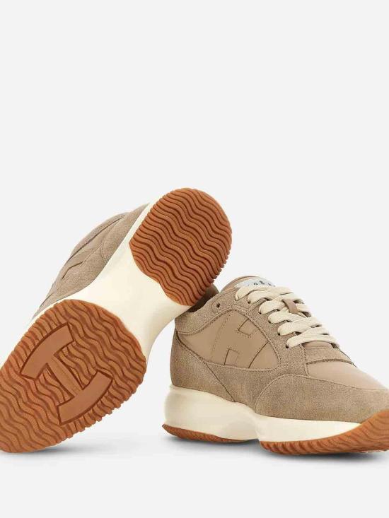 26SS 호간 스니커즈 HXW7130GC60UHC0RWJ Beige - HOGAN