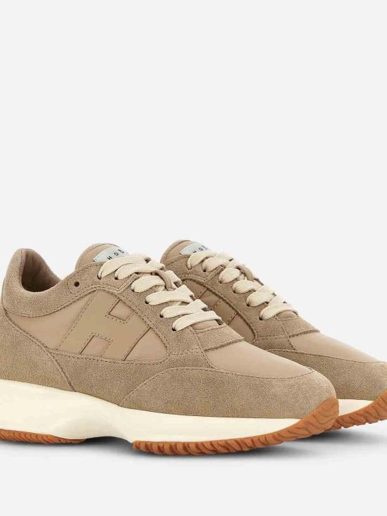 26SS 호간 스니커즈 HXW7130GC60UHC0RWJ Beige - HOGAN