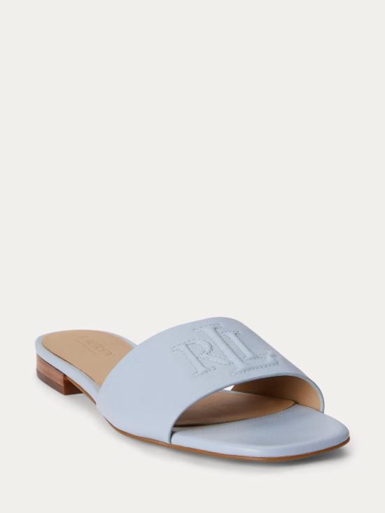 26SS 랄프 로렌 뮬/슬리퍼 802959143011 Light Blue - RALPH LAUREN
