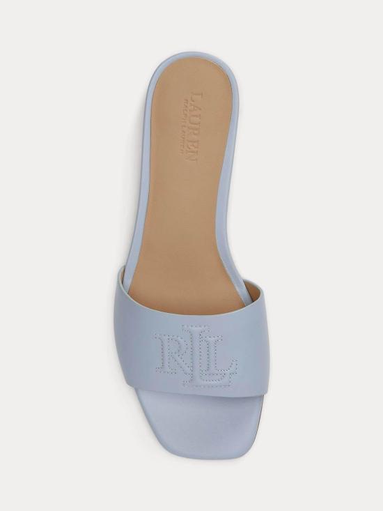 26SS 랄프 로렌 뮬/슬리퍼 802959143011 Light Blue - RALPH LAUREN