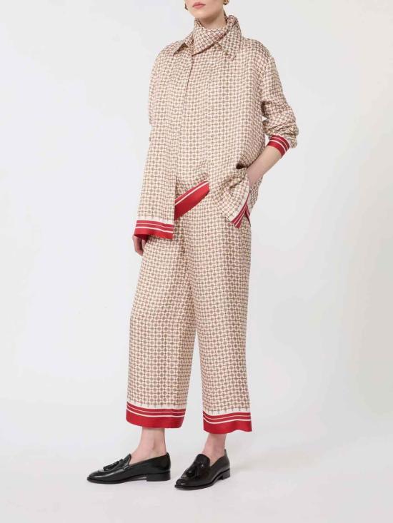 26SS 막스마라 스튜디오 팔라초 팬츠 2616131011600000 Red - MAX MARA STUDIO