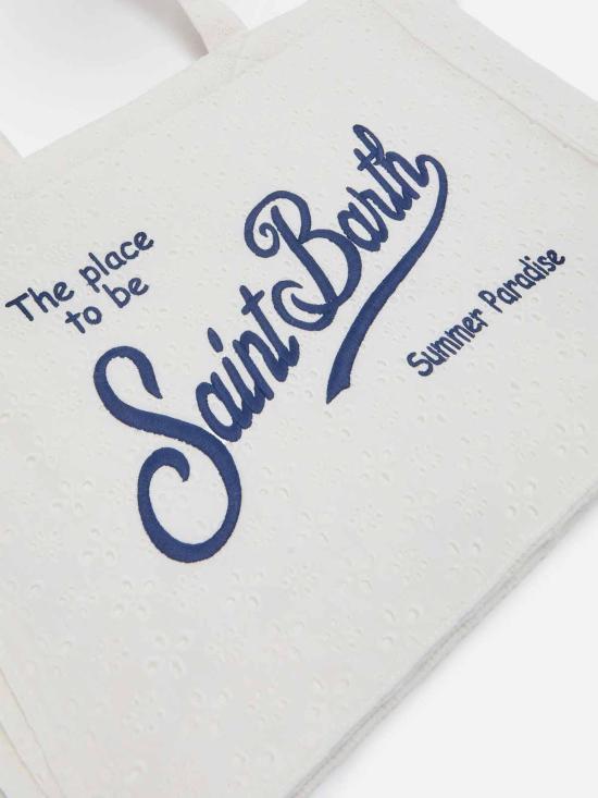 26SS 세인트바쓰 토트백 EBAGN00100238L White - MC2 SAINT BARTH