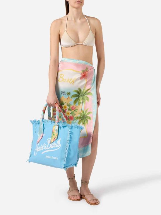 26SS 세인트바쓰 토트백 VANI04509250L Light Blue - MC2 SAINT BARTH