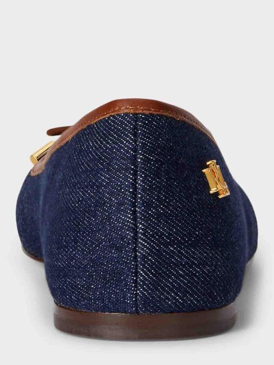 26SS 랄프 로렌 플랫 슈즈 802P04386001 Blue - RALPH LAUREN