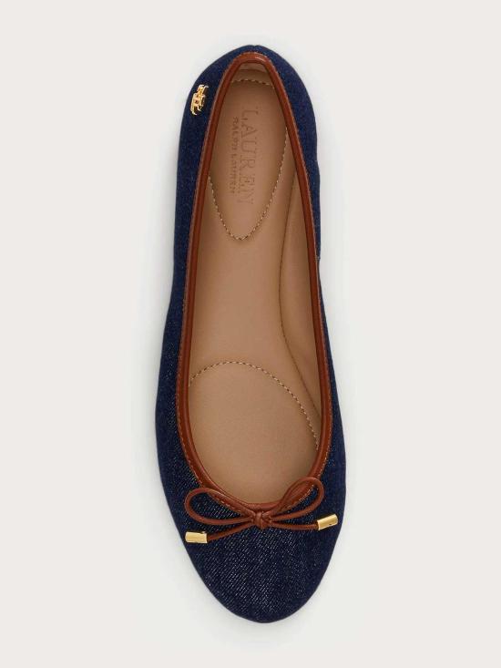 26SS 랄프 로렌 플랫 슈즈 802P04386001 Blue - RALPH LAUREN