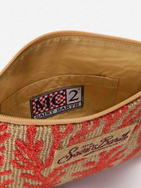 26SS 세인트바쓰 클러치/파우치 JUTE00200886L Red - MC2 SAINT BARTH