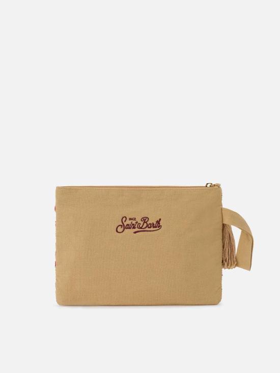 26SS 세인트바쓰 클러치/파우치 JUTE00200886L Red - MC2 SAINT BARTH