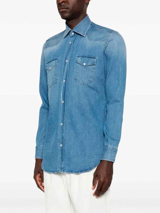 26SS 사르토리오 셔츠 SCC0001SH29650202O Denim - SARTORIO