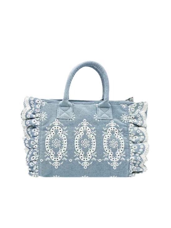 26SS 세인트바쓰 토트백 COL002702535L Light Blue - MC2 SAINT BARTH