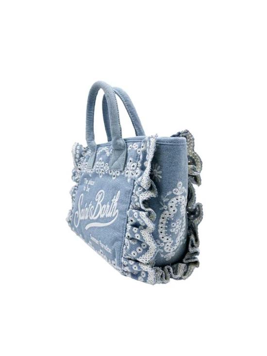 26SS 세인트바쓰 토트백 COL002702535L Light Blue - MC2 SAINT BARTH
