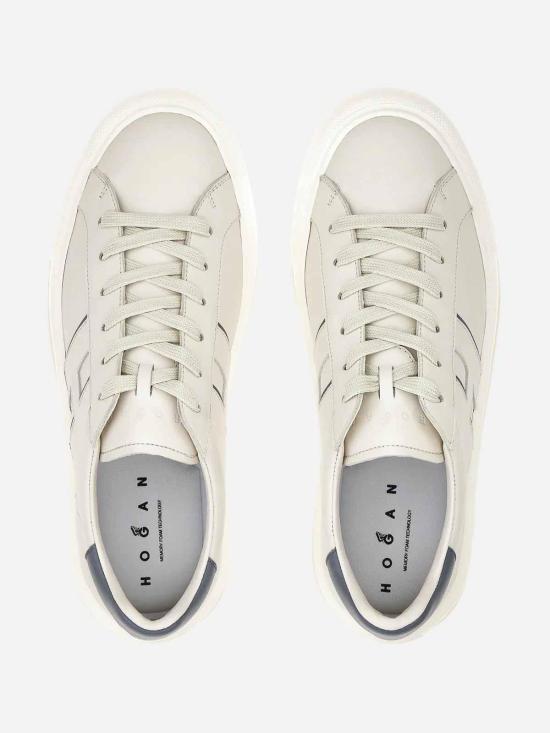 26SS 호간 레벨 스니커즈 HXM6910FU100ZL826K White - HOGAN