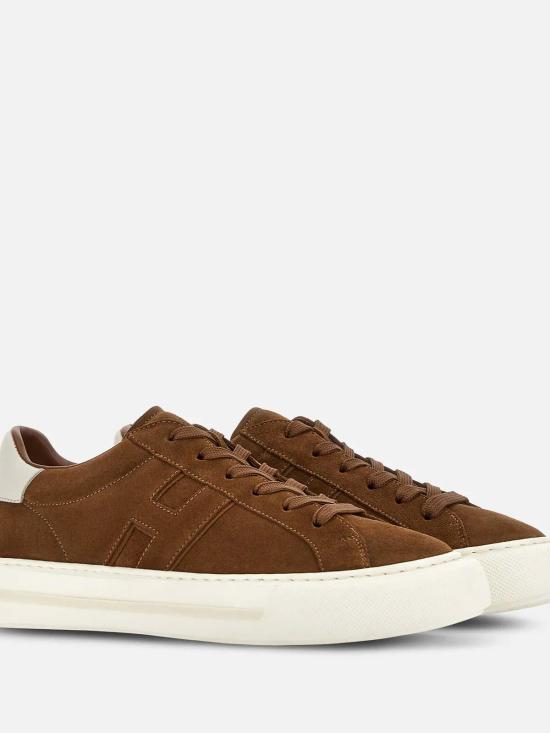 26SS 호간 레벨 스니커즈 HXM6910FU10UHO7D96 Light Brown - HOGAN