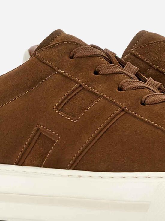 26SS 호간 레벨 스니커즈 HXM6910FU10UHO7D96 Light Brown - HOGAN