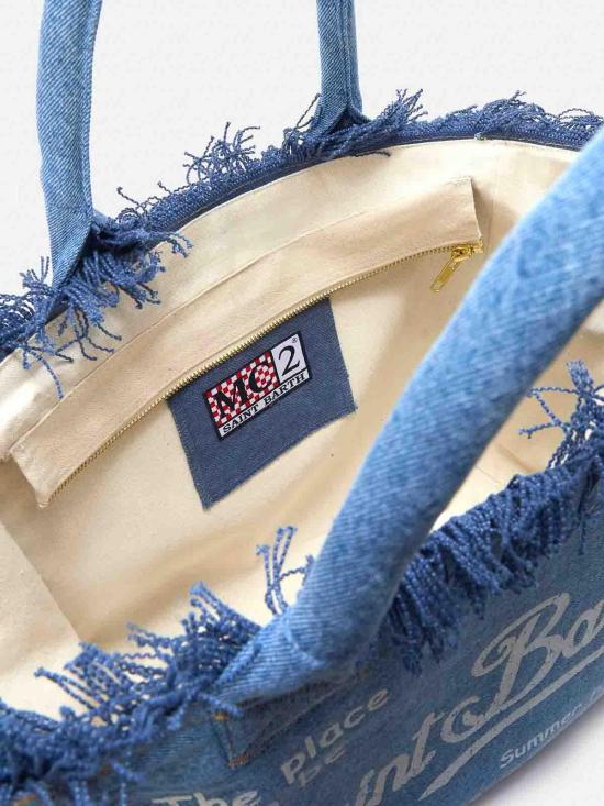 26SS 세인트바쓰 토트백 VANI00100009L Denim - MC2 SAINT BARTH