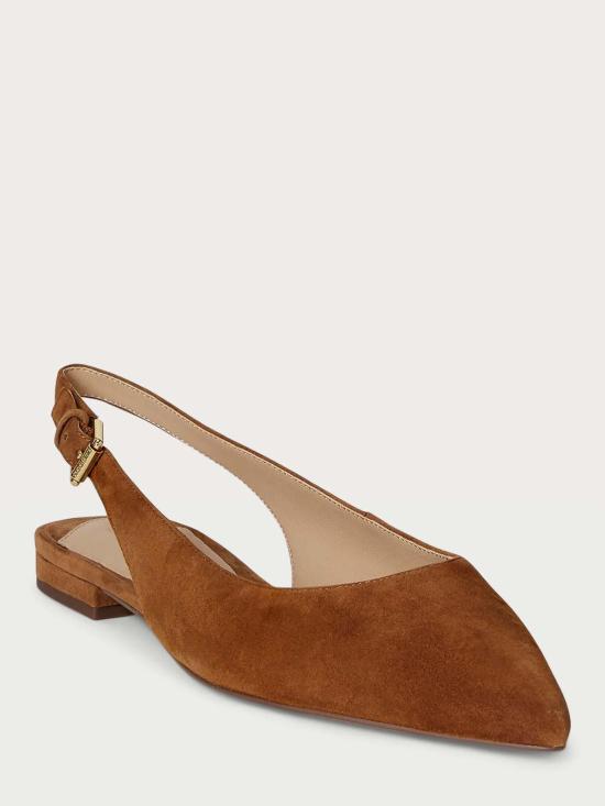 26SS 랄프 로렌 플랫 슈즈 802967746002 Brown - RALPH LAUREN