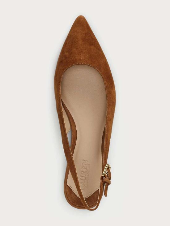 26SS 랄프 로렌 플랫 슈즈 802967746002 Brown - RALPH LAUREN