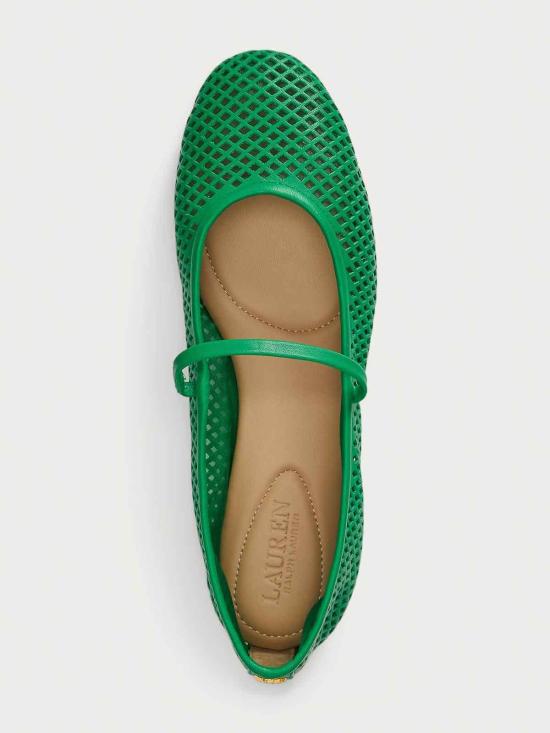 26SS 랄프 로렌 플랫 슈즈 802P04176005 Green - RALPH LAUREN