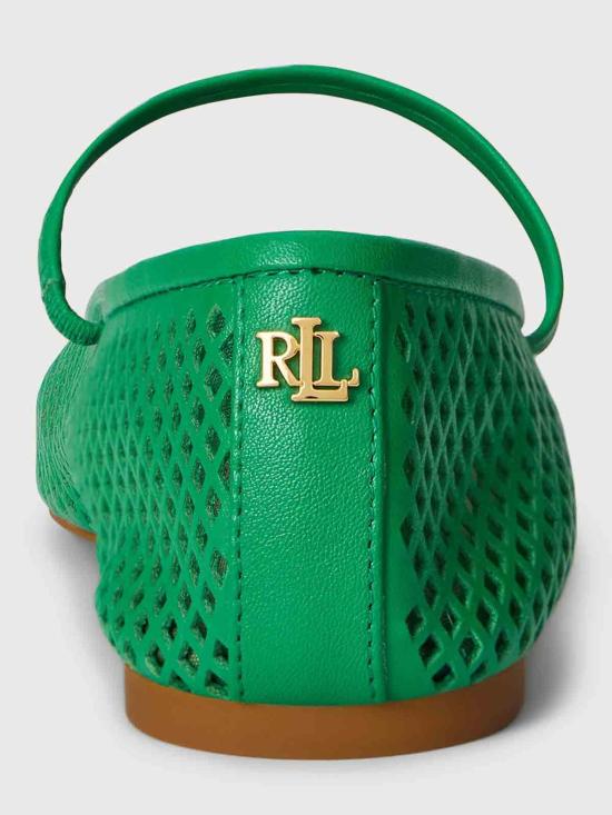26SS 랄프 로렌 플랫 슈즈 802P04176005 Green - RALPH LAUREN