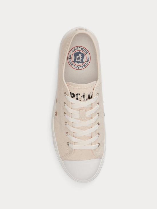 26SS 폴로 랄프로렌 스니커즈 809P07627001 Beige - POLO RALPH LAUREN