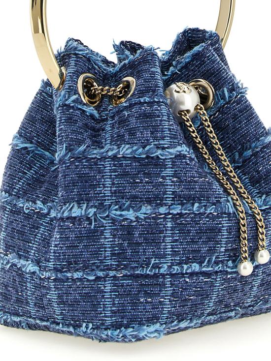 26FW 지미추 토트백 본본 핸드백 블루 - JIMMY CHOO