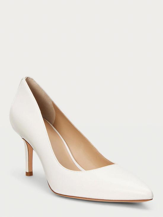 26SS 랄프 로렌 힐/펌프스 802972024002 WHITE - RALPH LAUREN
