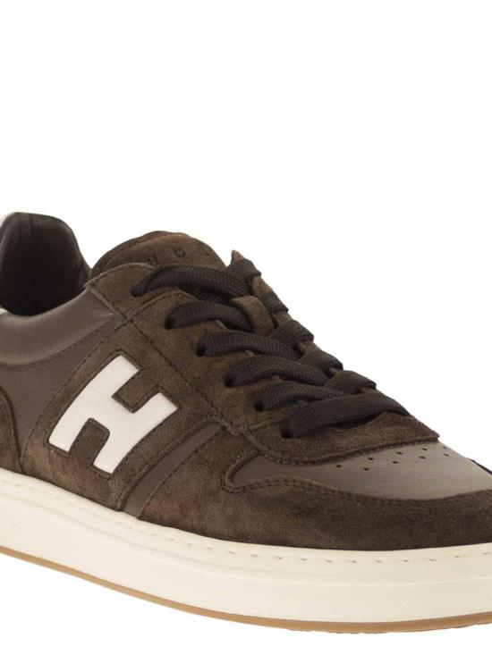 26SS 호간 스니커즈 HXM6680FZ00UHC0CAJ Brown - HOGAN