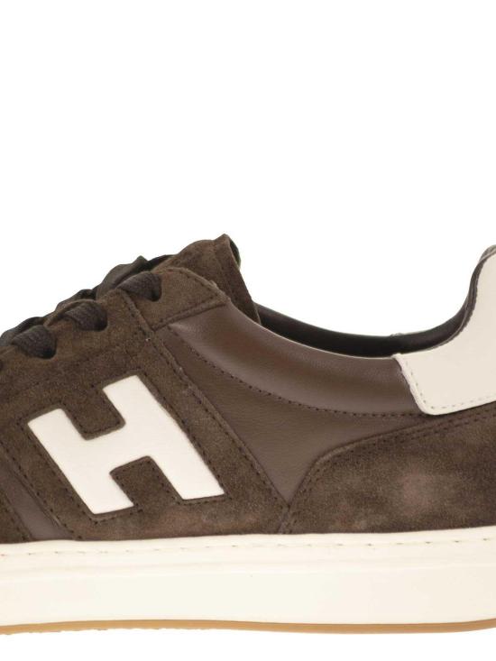 26SS 호간 스니커즈 HXM6680FZ00UHC0CAJ Brown - HOGAN