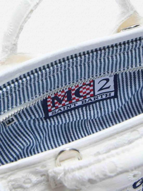 26SS 세인트바쓰 토트백 VAMI01800434L White - MC2 SAINT BARTH