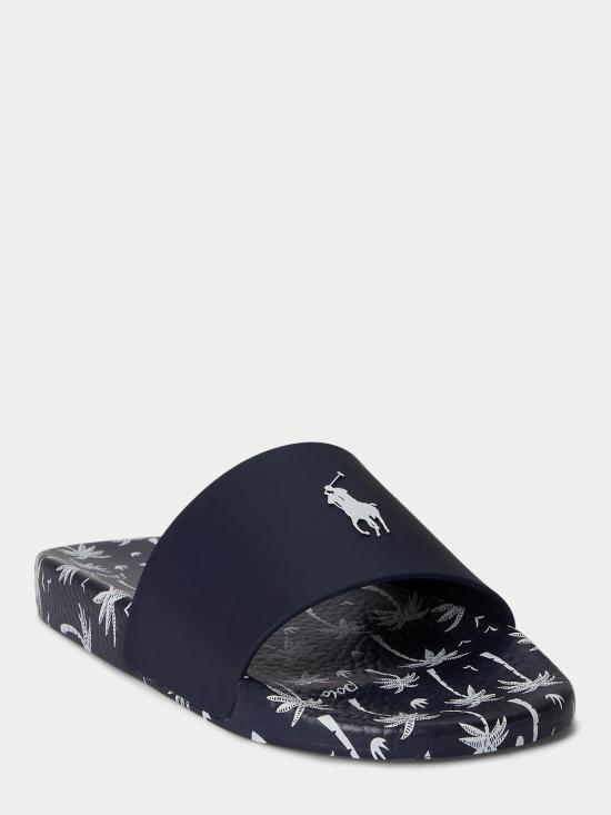 26SS 폴로 랄프로렌 뮬/슬리퍼 809P08336001 Dark Blue - POLO RALPH LAUREN