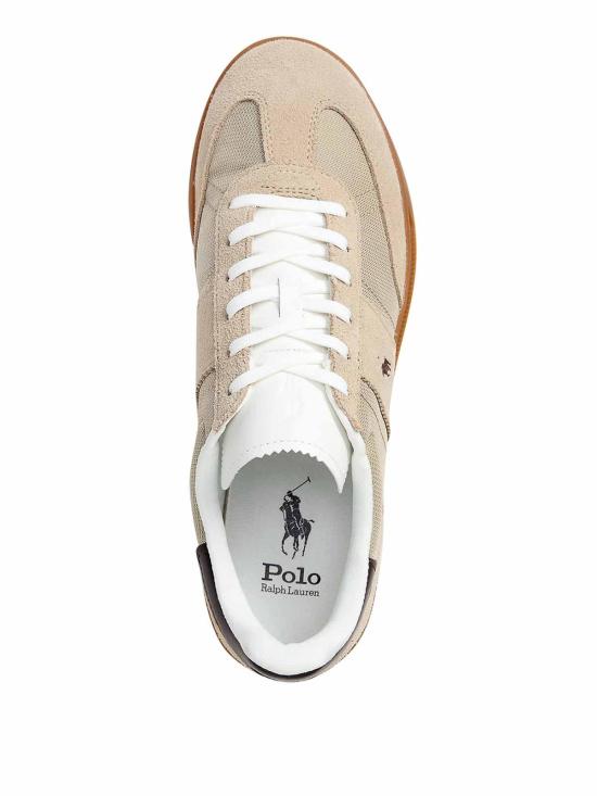 26SS 폴로 랄프로렌 스니커즈 809P09761004 Beige - POLO RALPH LAUREN